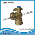 Brass Lockable Angle Ball Valve